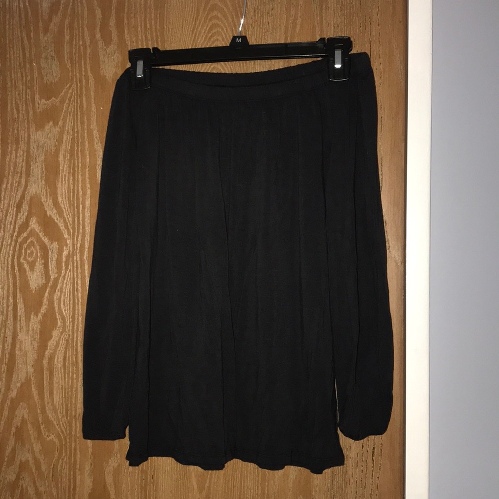 Black off the shoulder top